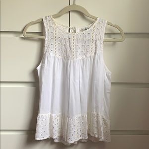 Abercrombie white tank
